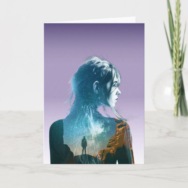 Cartão de Saudação Vertical Photoleap (Frente)