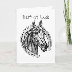 Cartão de Saudação Vintage Horse & Horsfere