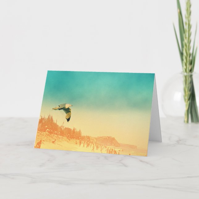 Cartão de Saudação Vintage Summer (Frente)