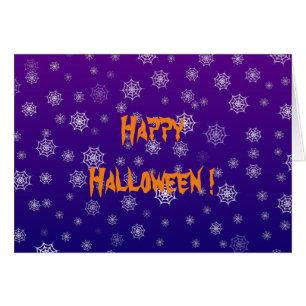 Cartão de Saudação Web de Aranha Halloween
