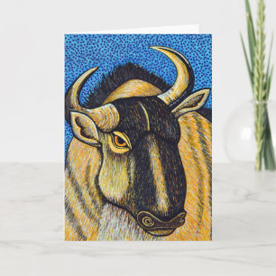 Cartão de Saudação Wildebeest
