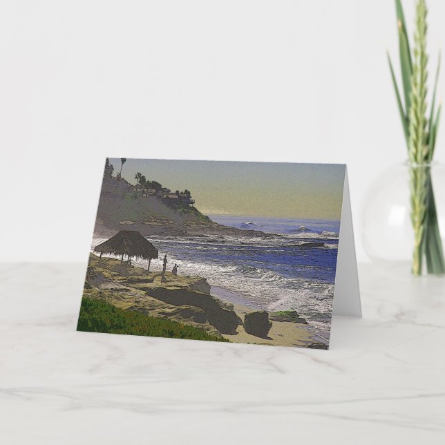 Cartão de Saudação Windansea (Frente)