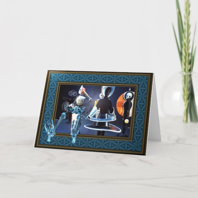 Cartão de Saudação WordsEye (Frente)