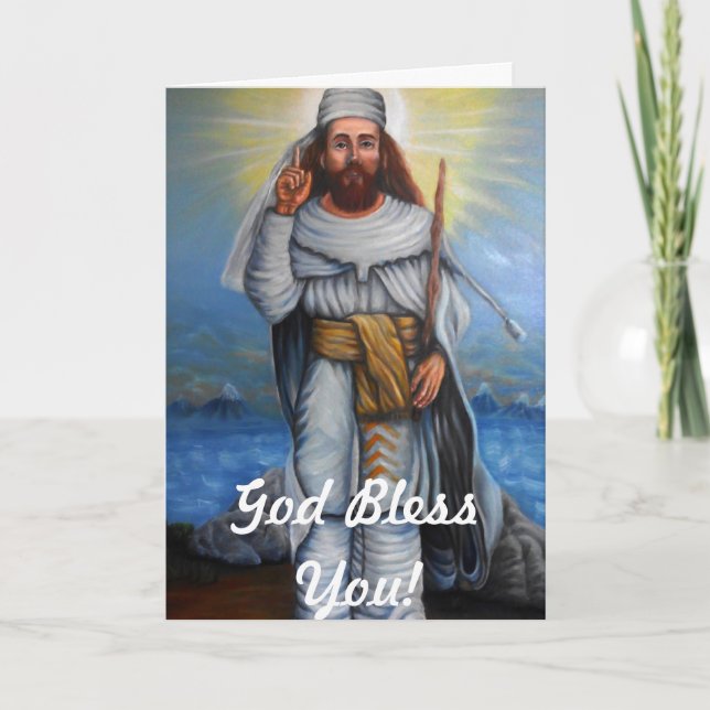 Cartão de Saudação Zoroastriano (Frente)