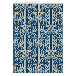 Cartão de Saudações Art Deco