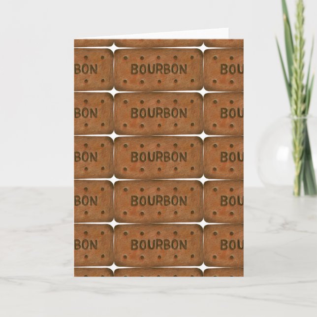 Cartão de Saudações Bourbon Biscuit (Frente)