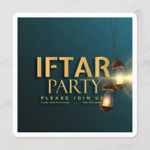 Cartão de Saudações Clássico Eid Mubarak Ramad