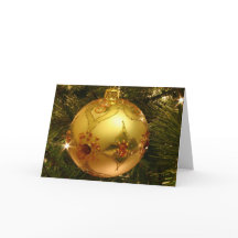 Cartão de Saudações da Estação com Ornamento