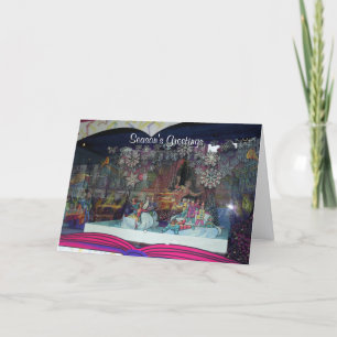 Cartão de Saudações da Estação de Pelos Ice de Nat