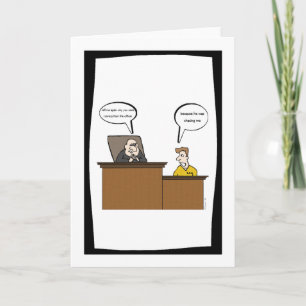 Cartão de Saudações da Prisão Engraçado