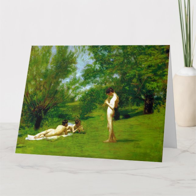 Cartão de Saudações de Arte Fina Arcadia (Frente)
