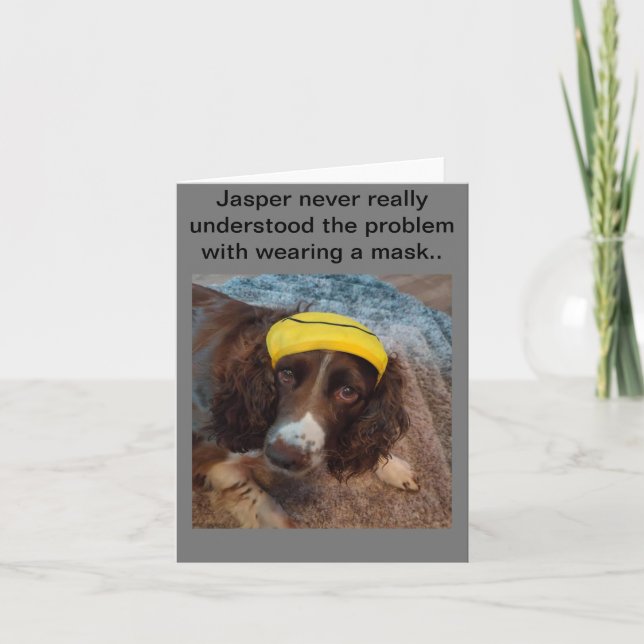 Cartão de saudações de Vazio (Frente)