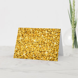 Cartão de saudações "Dourado"