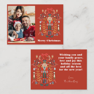 Cartão de Saudações Personalizadas de Natal do Nut