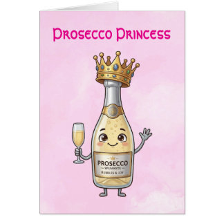 Cartão de Saudações Princesa Prosecco