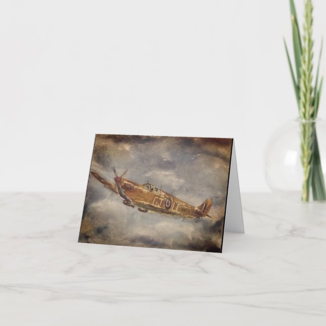 Cartão de Saudações Spitfire (Frente)