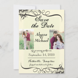 cartão de save the date de casamento