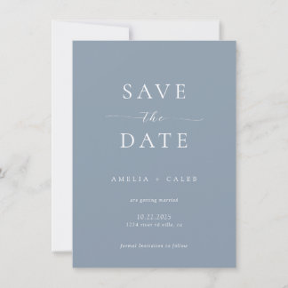 Cartão de Save the Date de Casamento Moderno em Az