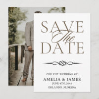 Cartão de Save the Date de Casamento Nó Celta