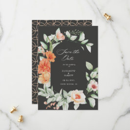 Cartão de Save The Date Floral de Jardim de Verão 