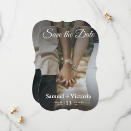 Cartão de Save The Date Minimalista Tendência