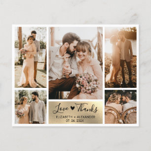 Cartão de Script de Foto do Orçamento Casamento de