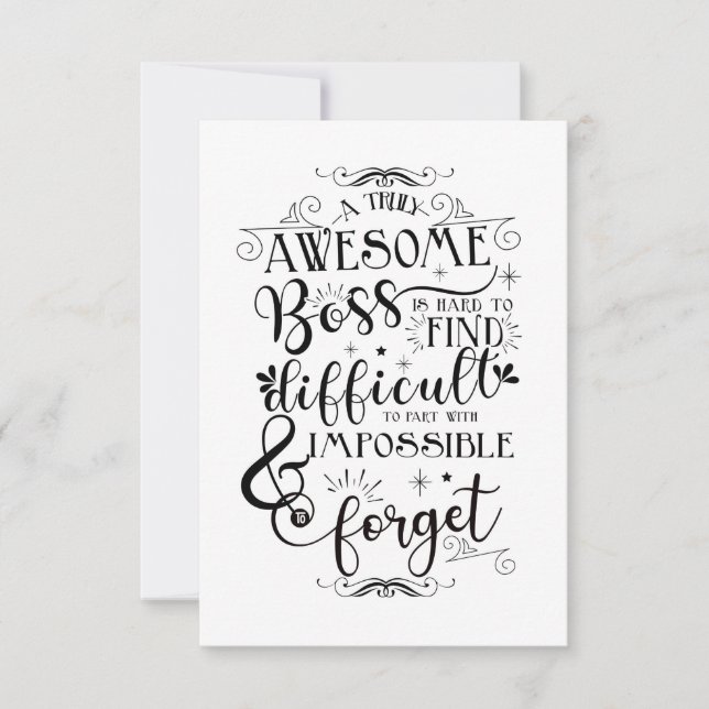 Cartão de semana de apreciação do chefe (Frente)