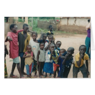 Cartão de série #3 da vila de Gambia