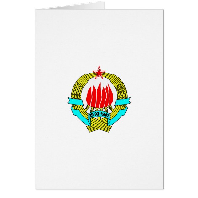 Cartão de SFR Jugoslávia (Frente)