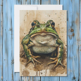 Cartão de Significado Animal Espírito sapo