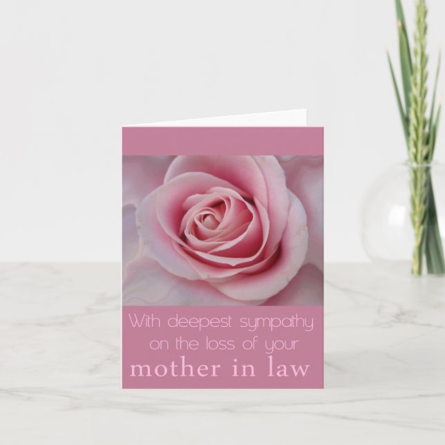 Cartão de simpatia da Mãe em Direito perde Rosa (Frente)