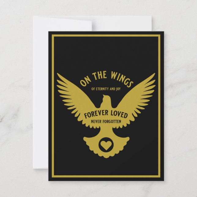 Cartão de simpatia de memória sensível ao amor (Frente)