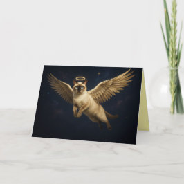 Cartão de Simpatia do Anjo Cósmico do Gato Siames 