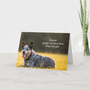 Cartão de simpatia para cães por perda memorial co