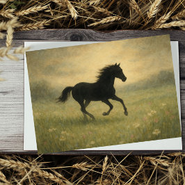 Cartão de simpatia para cavalo
