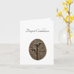 Cartão de simpatia pintado à mão