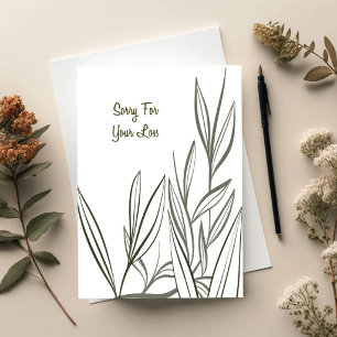 Cartão de Simpatia Quiet Reeds – Botânico