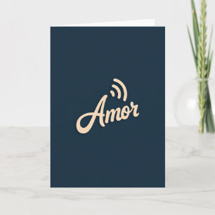 Cartão de Sinal de Amor Simples
