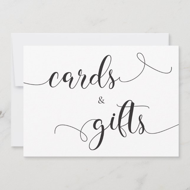 Cartão de Sinal de Casamento Cartões & Presentes - (Frente)
