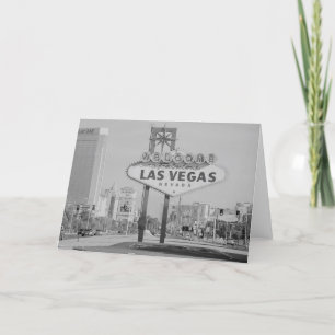 Cartão de Sinal de Las Vegas Retroativo