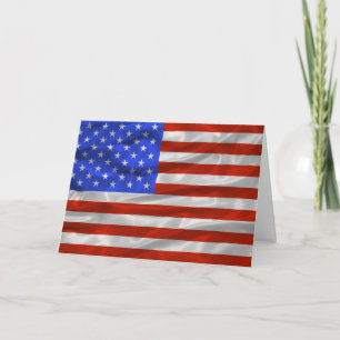 Cartão de Sinalizador dos Estados Unidos