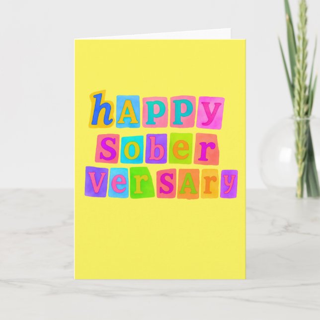 Cartão de Soberversário com envelope 5x7" (Frente)