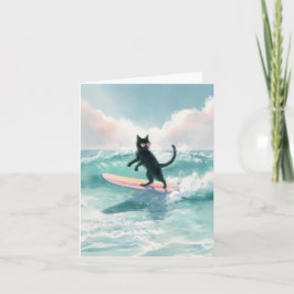 Cartão de Sobressalente de Gato Preto