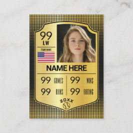 Cartão de Softball com Cartão de Blindagem de Soft