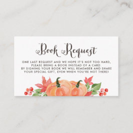 Cartão de Solicitação de Catálogo de Outono das Bo