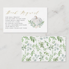 Cartão de Solicitação de Chá de fraldas de Abatime