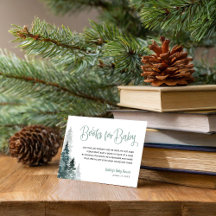 Cartão de Solicitação de Livro Chá de fraldas da F