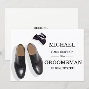 Cartão de Solicitação de Padrinhos de casamento