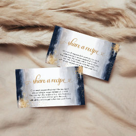 Cartão de Solicitação de Receita de Chá de Noiva A