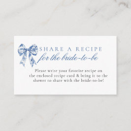 Cartão de Solicitação de Receita do Chá de panela